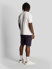 Lyle & Scott Purple 100% Cotton Wembley Cargo Shorts - Image 3 of 4