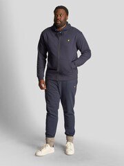 Lyle & Scott Blue 100% Cotton Zip-Up Hoodie - Image 3 of 5