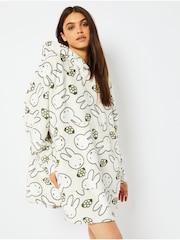 Skinnydip Miffy White Blanket Hoodie - Image 1 of 5