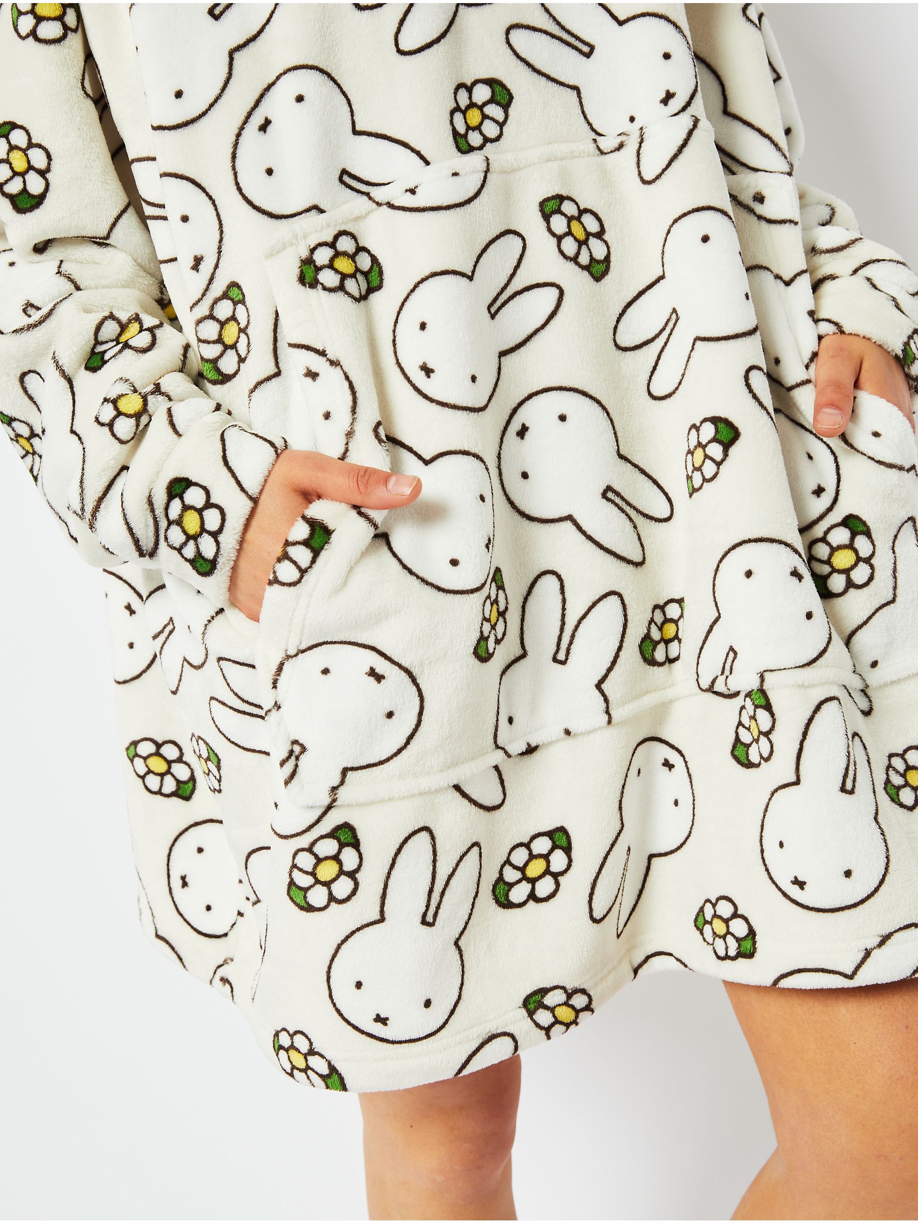 Buy Skinnydip Miffy White Blanket Hoodie from Next USA Buy Skinnydip Miffy White Blanket Hoodie from Next USA