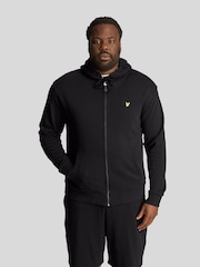 Lyle & Scott Black 100% Cotton Zip-Up Hoodie - Image 1 of 5
