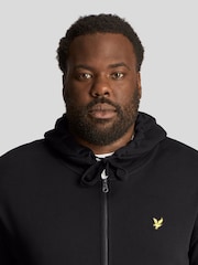 Lyle & Scott Black 100% Cotton Zip-Up Hoodie - Image 4 of 5
