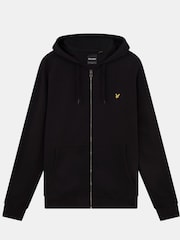 Lyle & Scott Black 100% Cotton Zip-Up Hoodie - Image 5 of 5