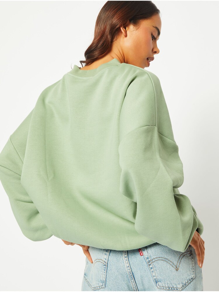 Skinnydip Oversized Green Mind Your Own Vibe Sweatshirt - Image 2 of 5 Skinnydip Oversized Green Mind Your Own Vibe Sweatshirt - Image 2 of 5