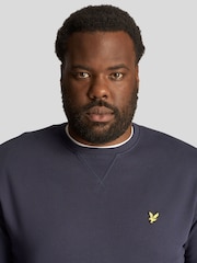 Lyle & Scott Blue 100% Cotton Crew Neck Sweatshirt - Image 4 of 5