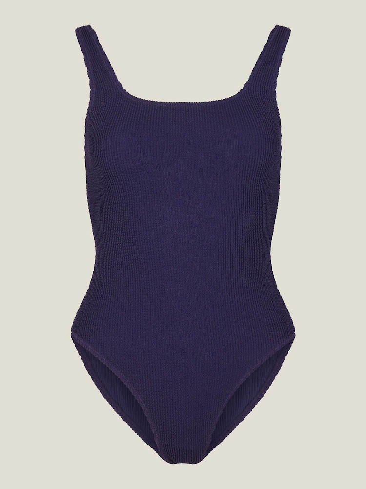 Accessorize Blue Crinkle Swimsuit - Image 3 of 3 Accessorize Blue Crinkle Swimsuit - Image 3 of 3