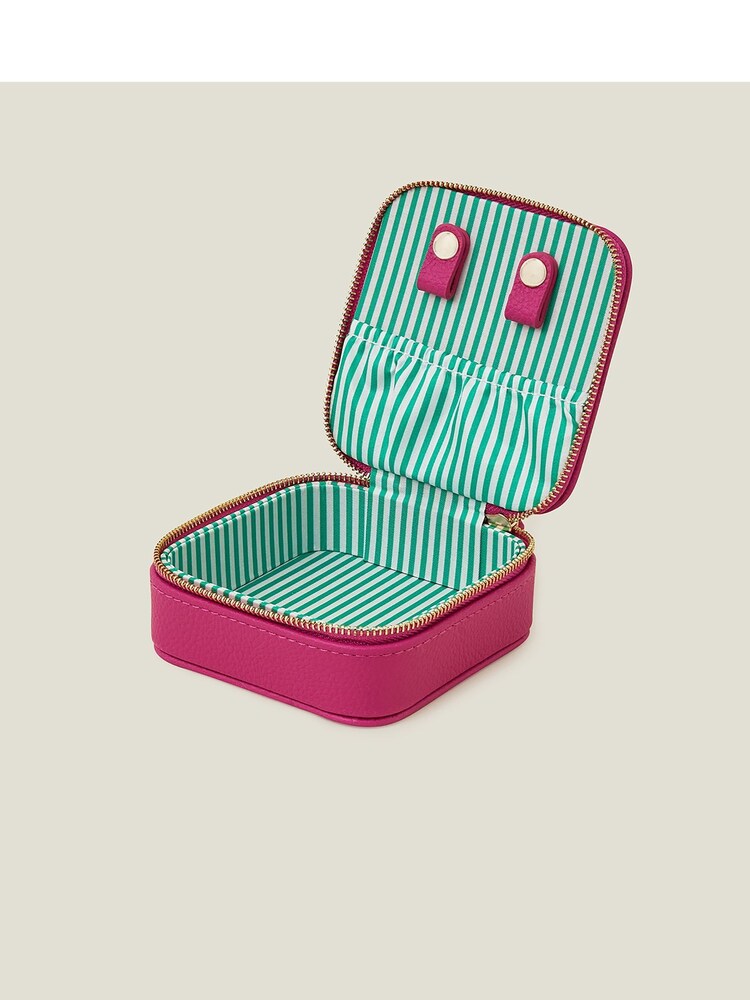 Accessorize Pink Accessorized Medium Square Jewellery Box - Image 2 of 2