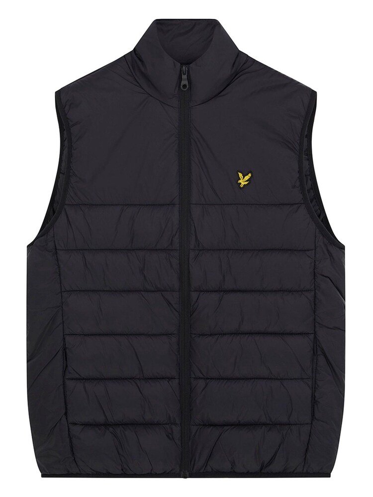 Lyle & Scott Black Wadded 100% Cotton Gilet - Image 5 of 5
