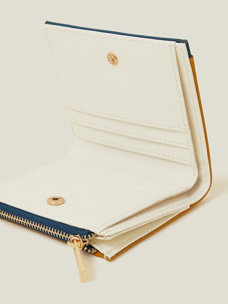 Accessorize Yellow Colour Block Purse - Image 3 of 3