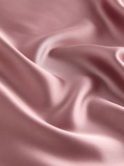 Rose Pink Tailored Satin Midi Skirt - Image 5 of 5