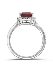 The Diamond Store Ruby Astra 2ct Lab Diamond Halo Ring - Image 5 of 7