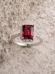 The Diamond Store Ruby Astra 2ct Lab Diamond Halo Ring - Image 6 of 7