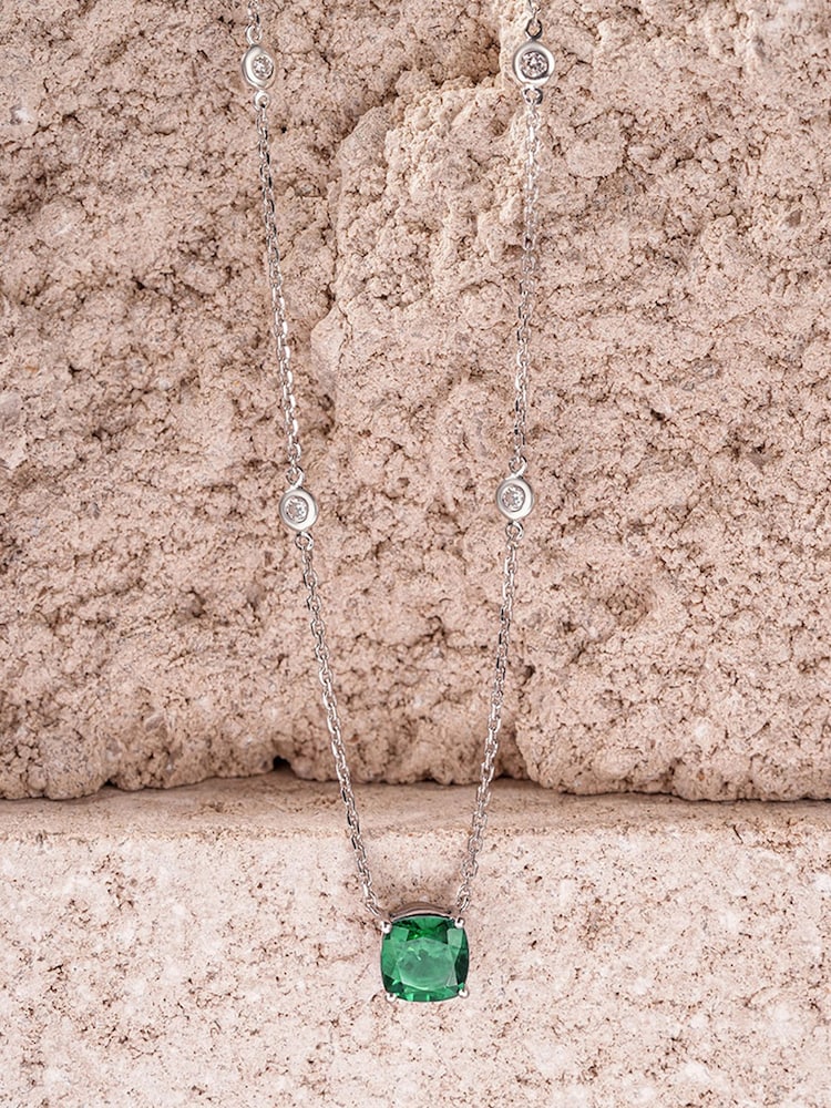The Diamond Store Emerald 2.4ct Lab Diamond Necklace - Image 2 of 6