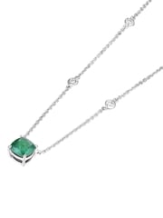 The Diamond Store Emerald 2.4ct Lab Diamond Necklace - Image 4 of 6