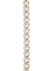 The Diamond Store White Diamond 18k Vermeil Heart Bracelet - Image 4 of 6