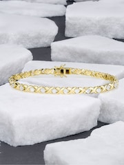The Diamond Store White Diamond Kisses Bracelet Set - Image 2 of 7