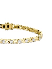 The Diamond Store White Diamond Kisses Bracelet Set - Image 4 of 7
