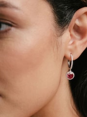 The Diamond Store Saphire Astra 7ct Lab Diamond Halo Earrings - Image 5 of 7