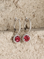 The Diamond Store Saphire Astra 7ct Lab Diamond Halo Earrings - Image 6 of 7