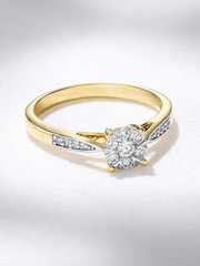 The Diamond Store White 0.25ct Lab Diamond Engagement Ring - Image 5 of 7