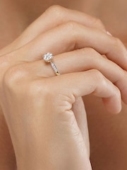 The Diamond Store White 0.25ct Lab Diamond Engagement Ring - Image 6 of 7
