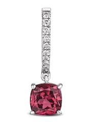 The Diamond Store Red Astra 4ct Lab Diamond Drop Earrings - Image 4 of 5