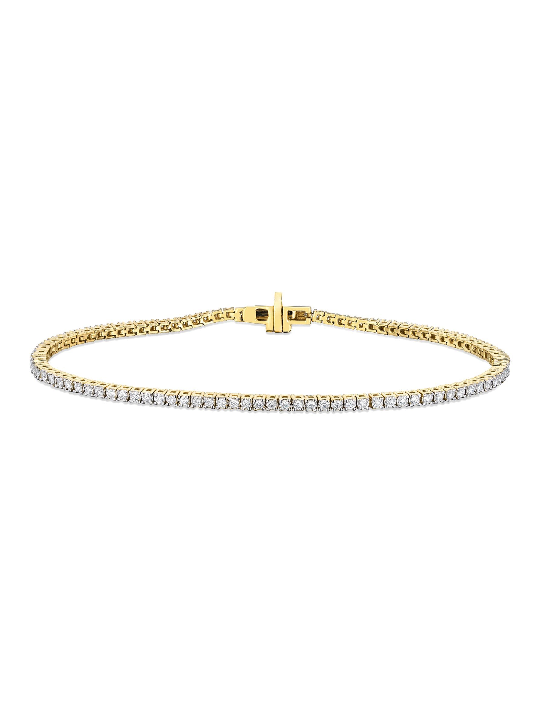 Buy The Diamond Store Gold 1.5ct Lab Diamond Tennis Bracelet from the Next UK online shop