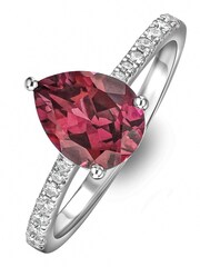 The Diamond Store Ruby Astra 2.3ct Lab Diamond Pear Cut Ring - Image 1 of 7