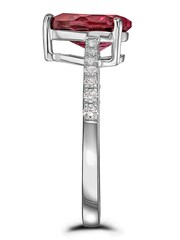 The Diamond Store Ruby Astra 2.3ct Lab Diamond Pear Cut Ring - Image 5 of 7
