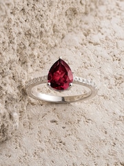 The Diamond Store Ruby Astra 2.3ct Lab Diamond Pear Cut Ring - Image 6 of 7
