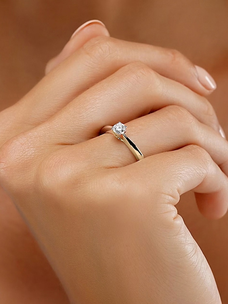 The Diamond Store White 0.25ct H/Si Lab Diamond Engagement Ring - Image 2 of 7