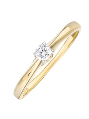 The Diamond Store White Lab Diamond 0.5ct Engagement Ring - Image 1 of 6