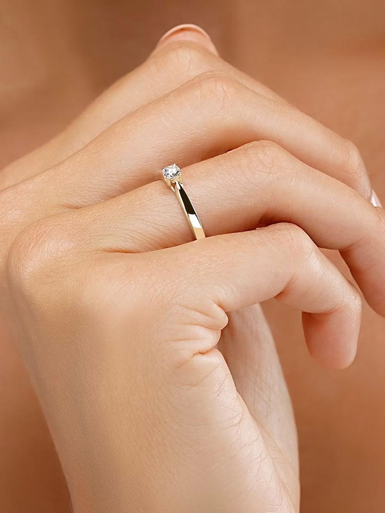 The Diamond Store White Lab Diamond 0.5ct Engagement Ring - Image 2 of 6