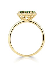 The Diamond Store Green Alegria 1.06ct Emerald and Diamond Ring - Image 3 of 6