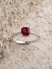 The Diamond Store Ruby Astra 2ct Lab Diamond Cushion Cut Ring - Image 2 of 5