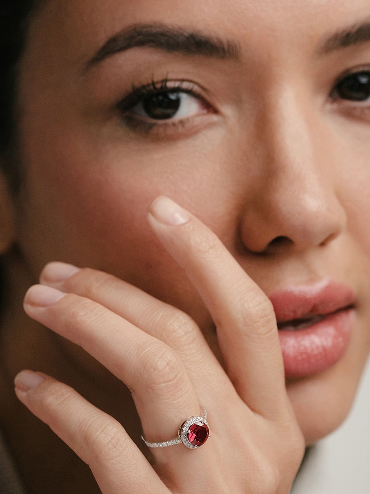 The Diamond Store Ruby Astra 3.6ct Lab Diamond Halo Ring - Image 2 of 7