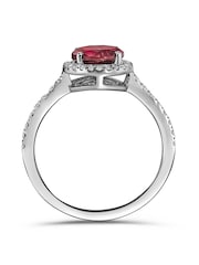 The Diamond Store Ruby Astra 3.6ct Lab Diamond Halo Ring - Image 3 of 7