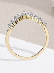 The Diamond Store White 0.50ct H/Si Lab Diamond Wishbone Ring - Image 2 of 6