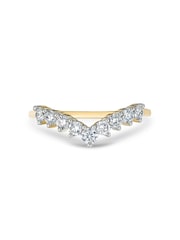The Diamond Store White 0.50ct H/Si Lab Diamond Wishbone Ring - Image 4 of 6