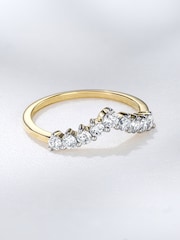 The Diamond Store White 0.50ct H/Si Lab Diamond Wishbone Ring - Image 5 of 6