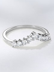The Diamond Store White 0.50ct H/Si Lab Diamond Wishbone Ring - Image 5 of 6
