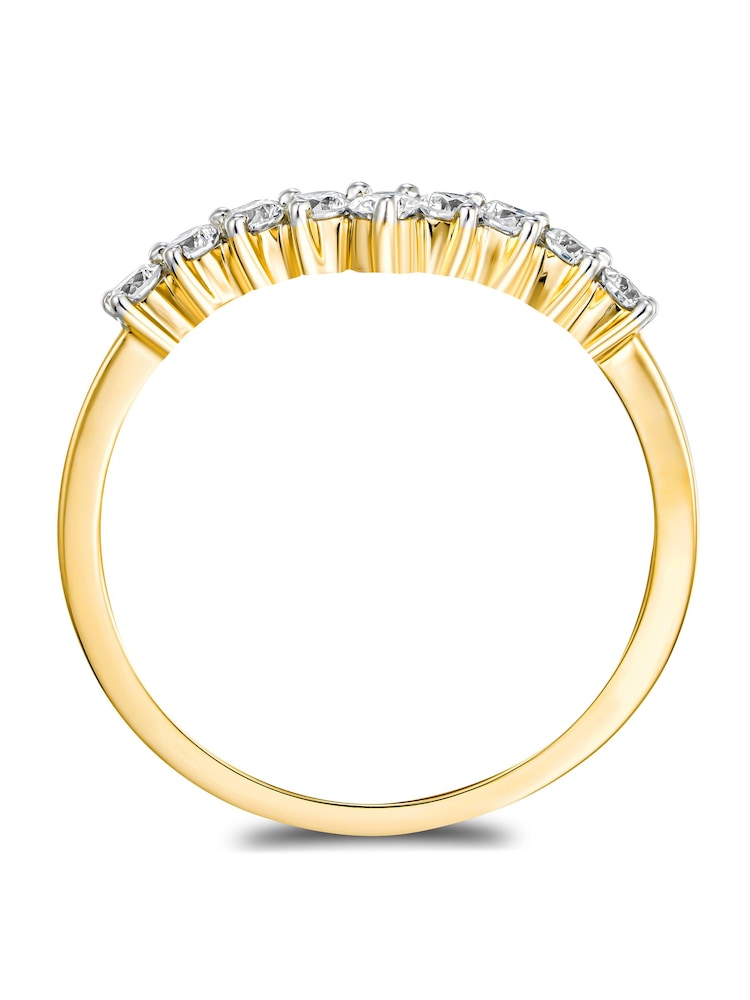 The Diamond Store White 0.30ct 9K Lab Diamond Wishbone Ring - Image 2 of 5 The Diamond Store White 0.30ct 9K Lab Diamond Wishbone Ring - Image 2 of 5