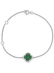 The Diamond Store Emerald Gold 1.01ct Diamond 9k Gold Clover Ring - Image 1 of 4