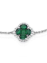 The Diamond Store Emerald Gold 1.01ct Diamond 9k Gold Clover Ring - Image 3 of 4