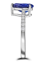 The Diamond Store Saphire Astra 2.3ct Lab Diamond Pear Cut Ring - Image 5 of 7