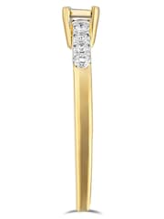 The Diamond Store White 0.25ct Lab Diamond Side Stone Engagement Ring - Image 3 of 6