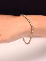 The Diamond Store White 1ct Lab Diamond Tennis Rub Over Bracelet - Image 3 of 4