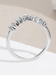The Diamond Store White 0.30ct 9K Lab Diamond Wishbone Ring - Image 2 of 5