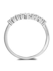 The Diamond Store White 0.30ct 9K Lab Diamond Wishbone Ring - Image 3 of 5