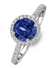 The Diamond Store Saphire Astra 3.6ct Lab Diamond Halo Ring - Image 1 of 7